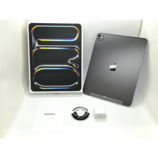 【中古】Apple 【Wi-Fi】 13インチ iPad Pro（M5/2025） 256GB スペースブラック 標準ガラス MDYJ4J/A【静岡】保証期間１ヶ月【ランクA】の画像