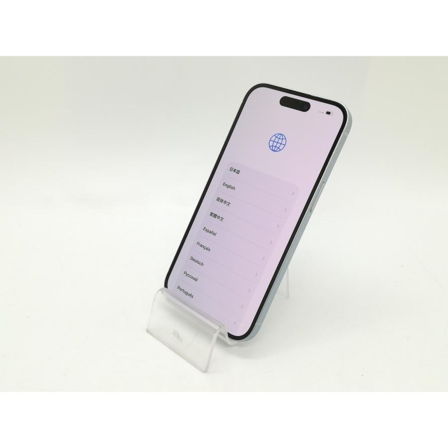 【中古】Apple docomo 【SIMフリー】 iPhone 15 128GB ブルー MTML3J/A【福岡天神】保証期間１ヶ月【ランクA】の画像