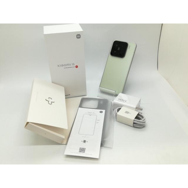 【中古】Xiaomi 国内版【SIMフリー】 Xiaomi 15 グリーン 12GB 256GB【静岡】保証期間１ヶ月【ランクA】の画像