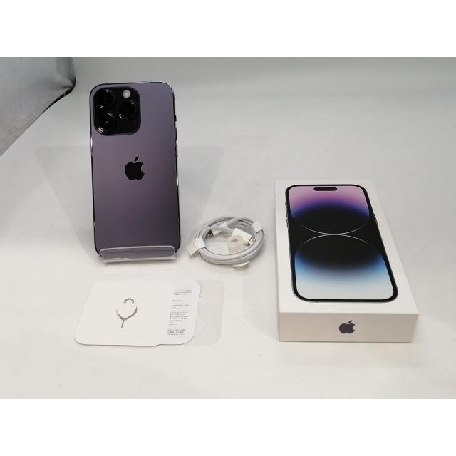 【中古】Apple 国内版 【SIMフリー】 iPhone 14 Pro 256GB ディープパープル MQ1E3J/A【浜松駅前】保証期間１ヶ月【ランクA】の画像