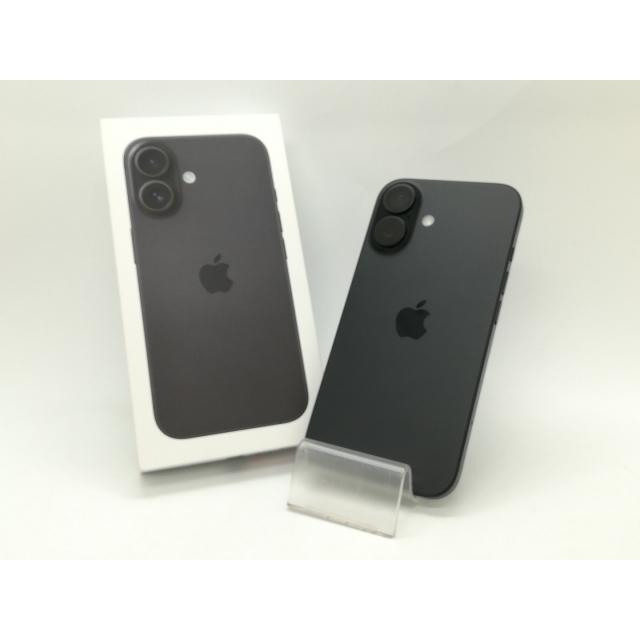 【中古】Apple 国内版 【SIMフリー】 iPhone 16 128GB ブラック MYDQ3J/A【静岡】保証期間１ヶ月【ランクB】の画像