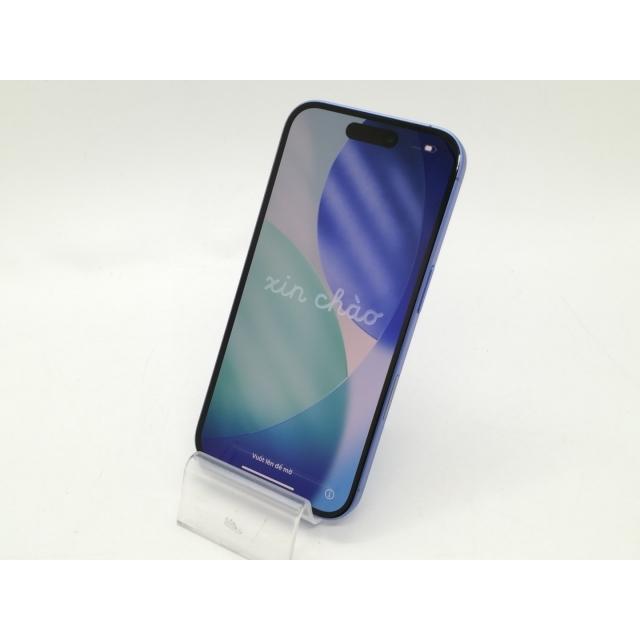【中古】Apple ymobile 【SIMフリー】 iPhone 16 128GB ウルトラマリン MYDU3J/A【静岡】保証期間１ヶ月【ランクA】の画像