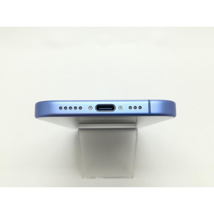 【中古】Apple ymobile 【SIMフリー】 iPhone 16 128GB ウルトラマリン MYDU3J/A【静岡】保証期間１ヶ月【ランクA】の画像