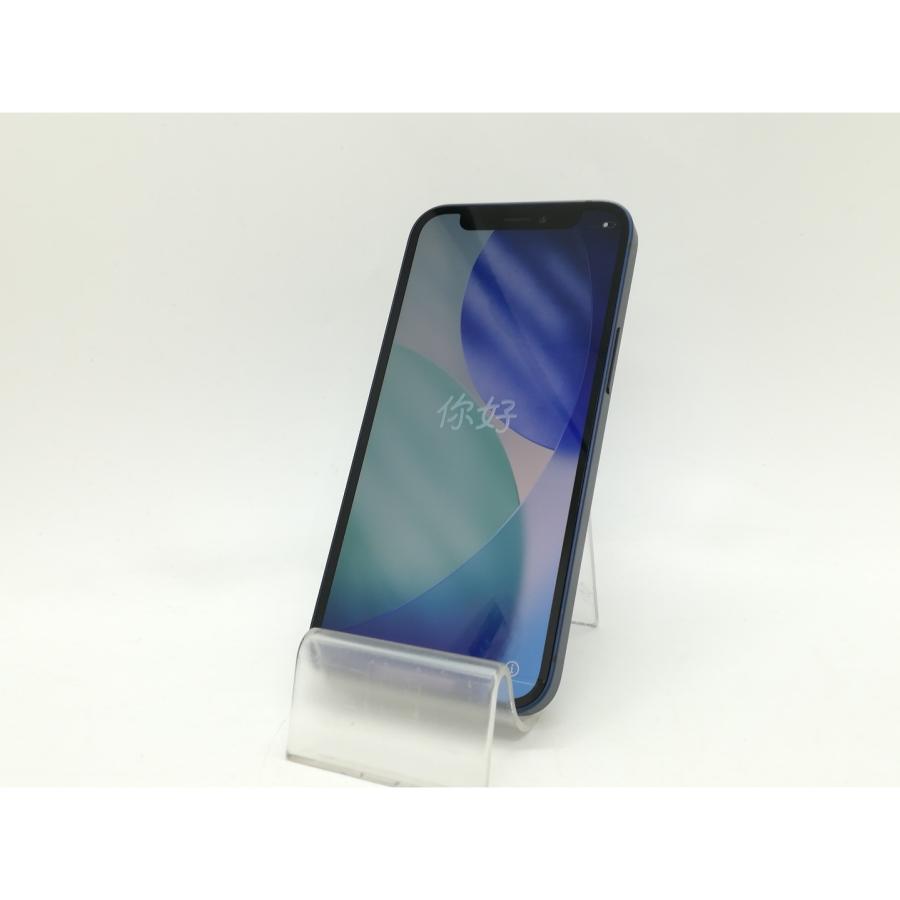 【中古】Apple UQmobile 【SIMロック解除済み】 iPhone 12 mini 64GB ブルー MGAP3J/A【静岡】保証期間１ヶ月【ランクA】の画像