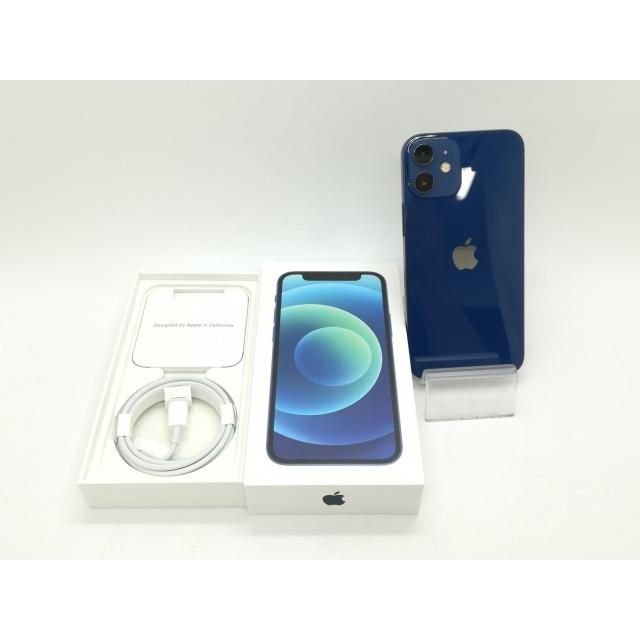 【中古】Apple UQmobile 【SIMロック解除済み】 iPhone 12 mini 64GB ブルー MGAP3J/A【静岡】保証期間１ヶ月【ランクA】の画像