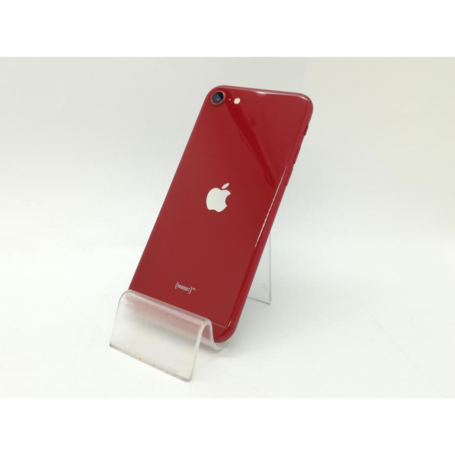 【中古】Apple au 【SIMフリー】 iPhone SE（第3世代） 64GB (PRODUCT)RED MMYE3J/A【静岡】保証期間１ヶ月【ランクA】