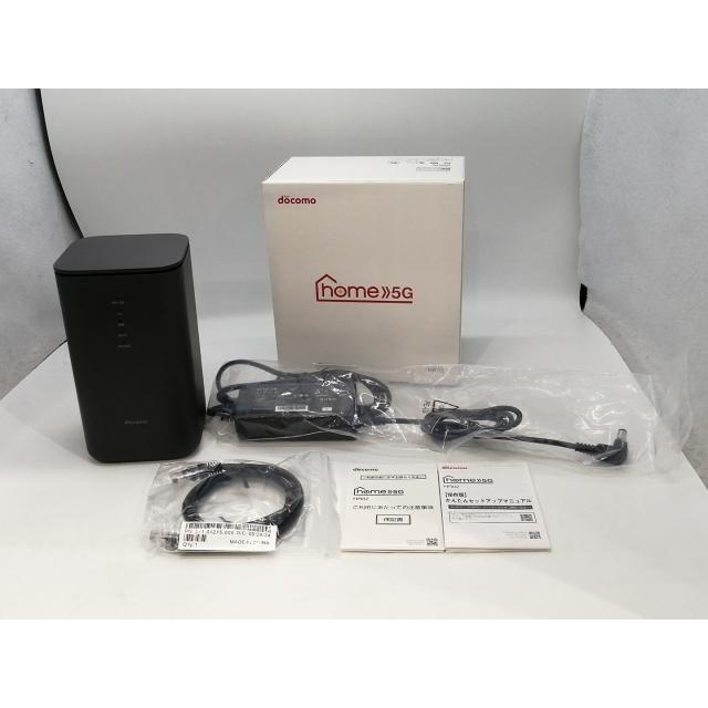 中古】SHARP docomo 【SIMフリー】 home 5G HR02 [ダークグレー]【浜松