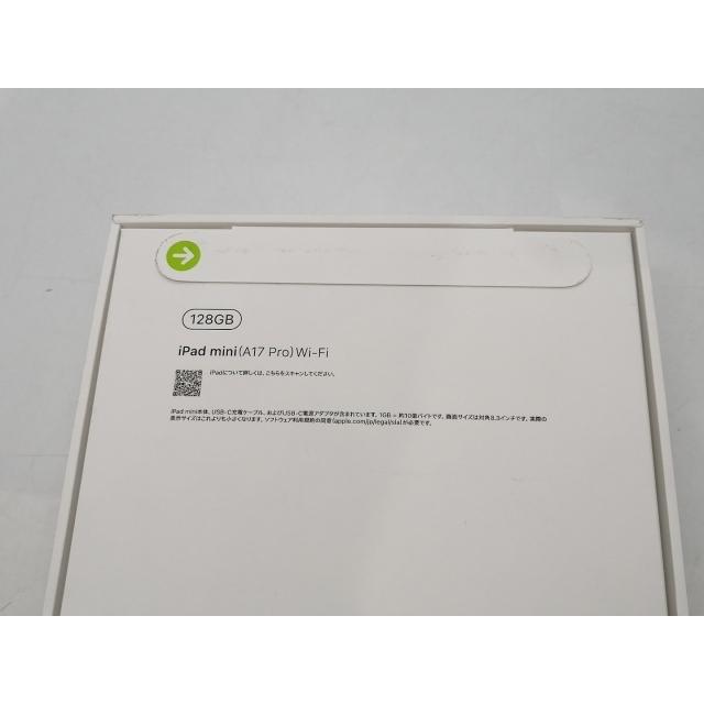 未使用】Apple 【Wi-Fi】 iPad mini（A17Pro/2024） 128GB スペース