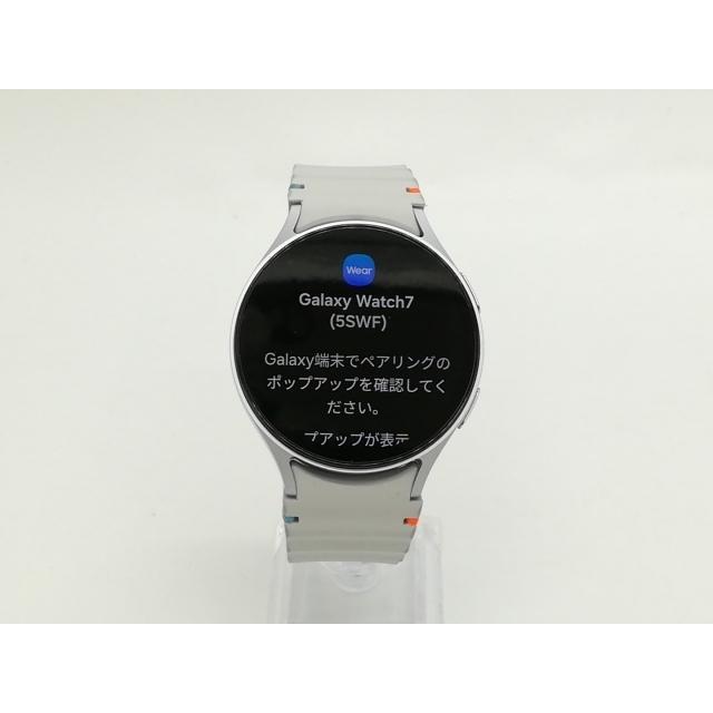 中古】SAMSUNG Galaxy Watch7 44mm Wi-Fi/Bluetoothモデル シルバー 