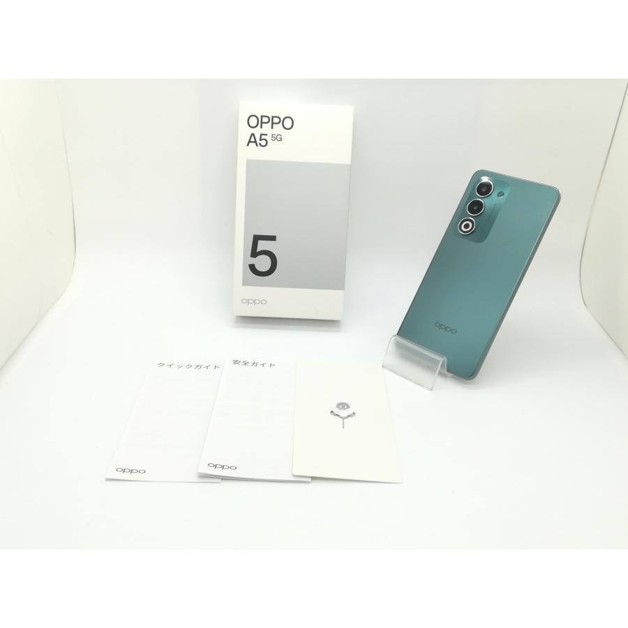 中古】Oppo UQmobile 【SIMフリー】 OPPO A5 5G 4GB 128GB グリーン