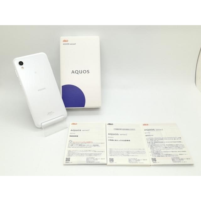 中古】SHARP au 【SIMロック解除済み】 AQUOS sense2 SHV43 シルキー 
