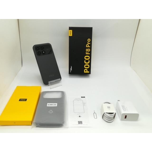 中古】Xiaomi 国内版 【SIMフリー】 POCO F8 Pro ブラック 12GB 256GB