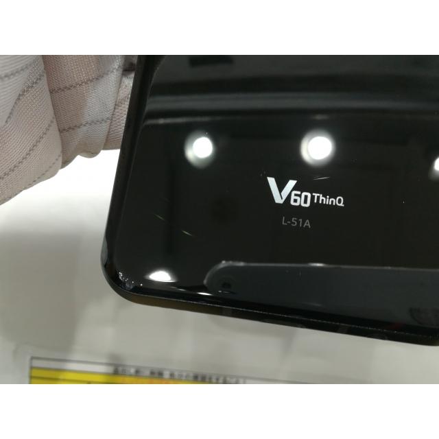 LG電子 docomo 【SIMロック解除済み】 LG V60 ThinQ 5G ザ ブラック