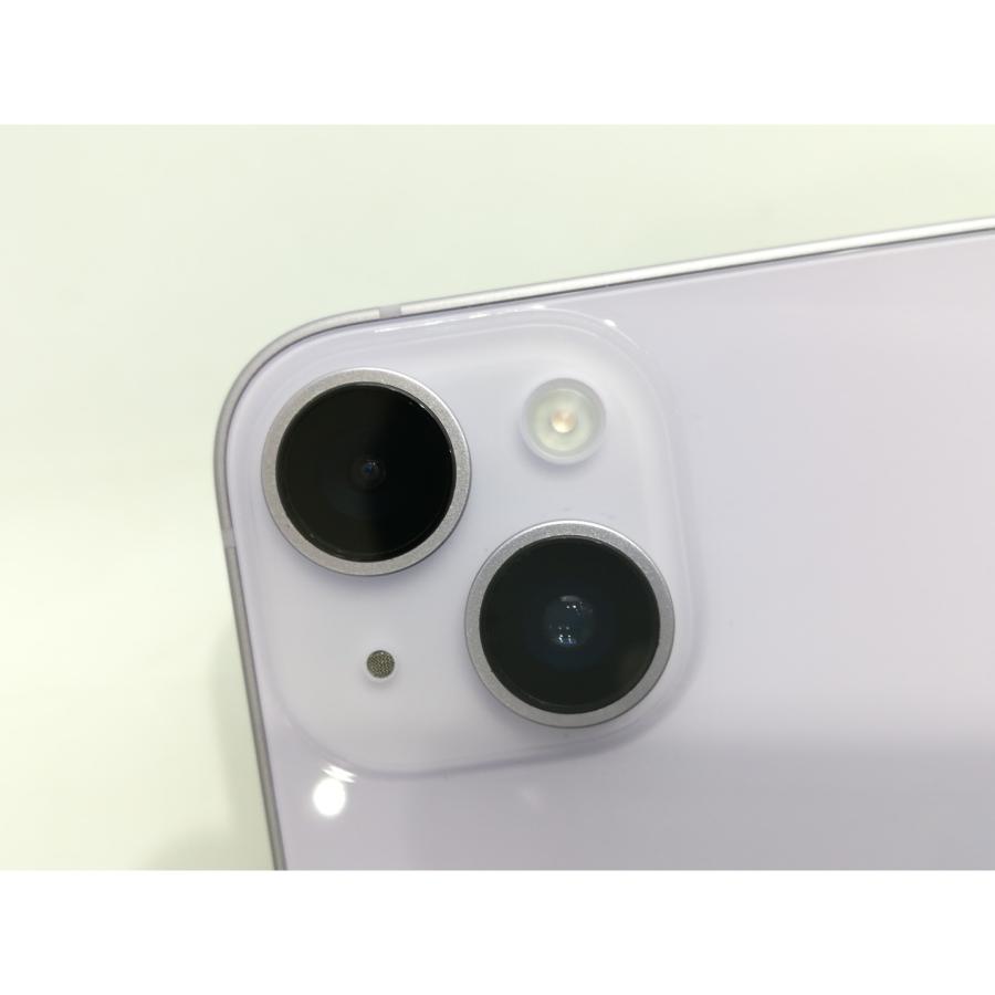 【中古】Apple docomo 【SIMフリー】 iPhone 14 256GB パープル MPW93J/A【浜松駅前】保証期間１ヶ月【ランクC】の画像
