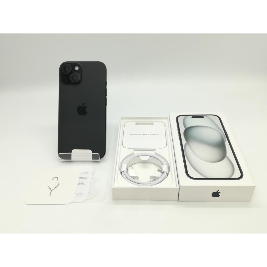 未使用】Apple 国内版 【SIMフリー】 iPhone 15 128GB ブラック MTMH3J