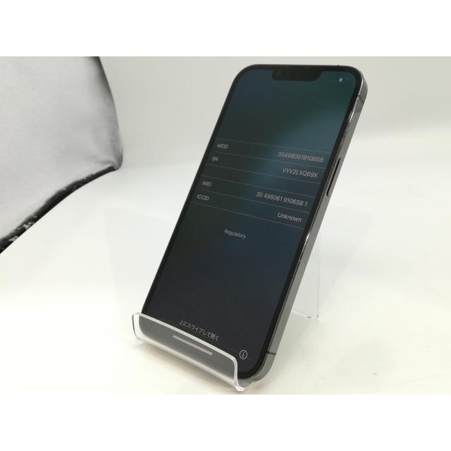 【中古】Apple 国内版 【SIMフリー】 iPhone 13 Pro 256GB グラファイト MLUN3J/A【浜松駅前】保証期間１ヶ月【ランクC】の画像