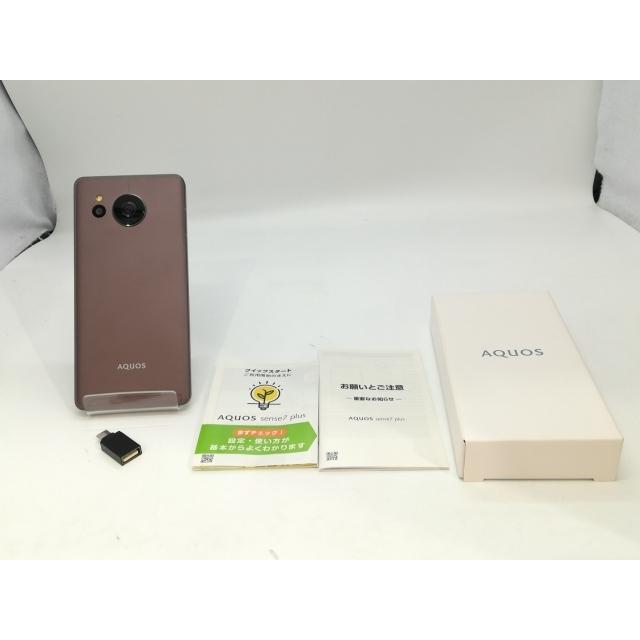 中古】SHARP SoftBank 【SIMフリー】 AQUOS sense7 plus ディープ