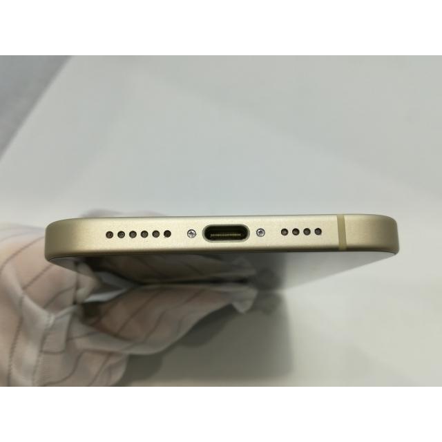 【中古】Apple au 【SIMフリー】 iPhone 15 Plus 256GB イエロー MU0J3J/A【OSU301】保証期間１ヶ月【ランクA】の画像