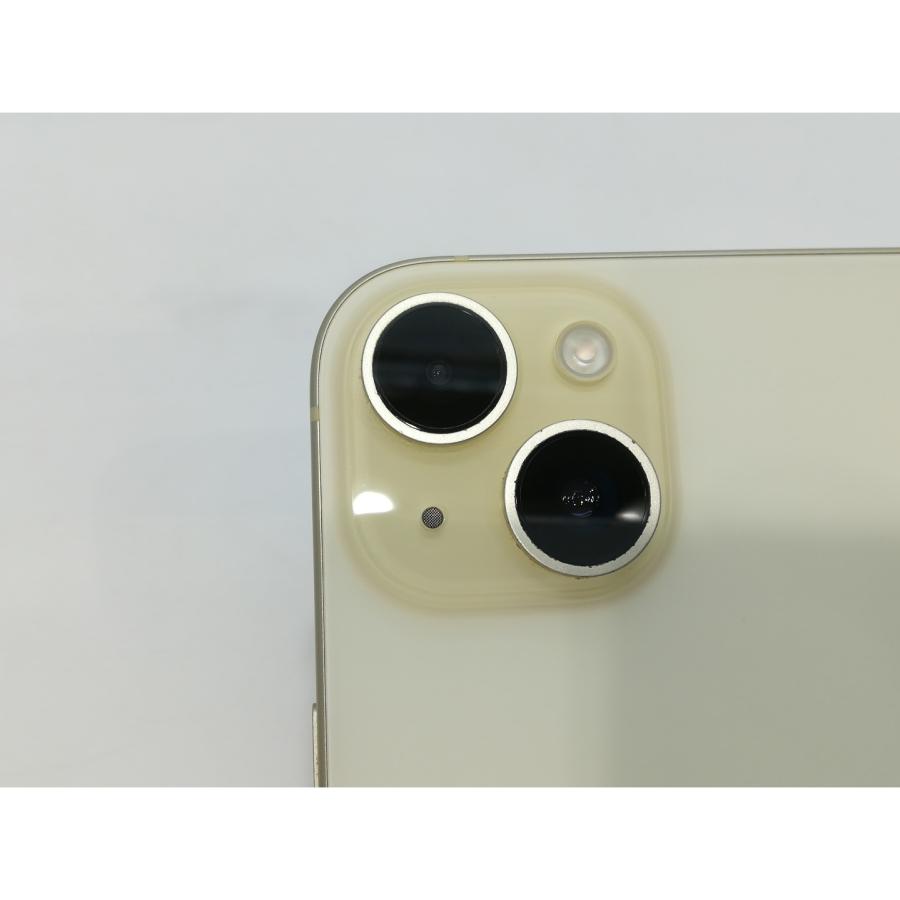 【中古】Apple au 【SIMフリー】 iPhone 15 Plus 256GB イエロー MU0J3J/A【OSU301】保証期間１ヶ月【ランクA】の画像
