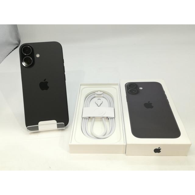 未使用】Apple 国内版 【SIMフリー】 iPhone 16 128GB ブラック MYDQ3J