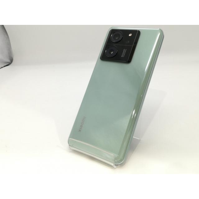 中古】Xiaomi au 【SIMフリー】 Xiaomi 13T 8GB 256GB メドウグリーン