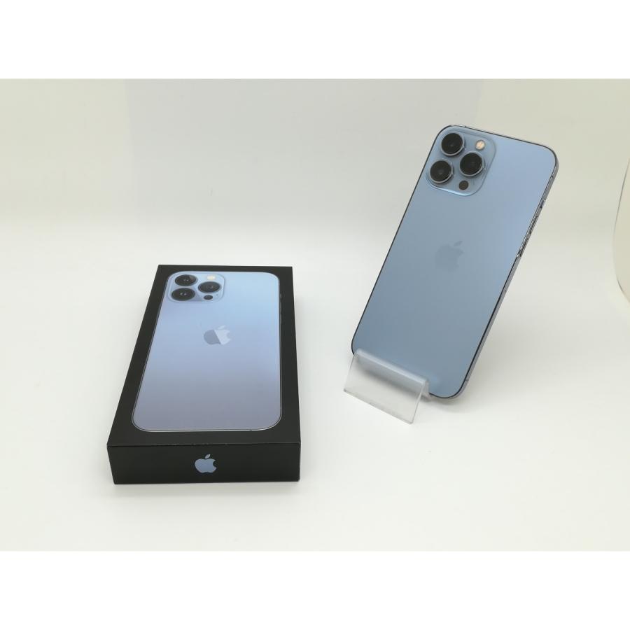 【中古】Apple SoftBank 【SIMフリー】 iPhone 13 Pro Max 1TB シエラブルー MLKK3J/A【静岡】保証期間１ヶ月【ランクC】の画像
