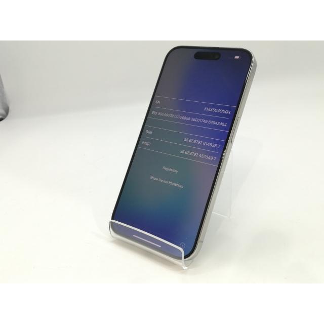 中古】Apple 国内版 【SIMフリー】 iPhone 15 Pro 256GB ホワイト