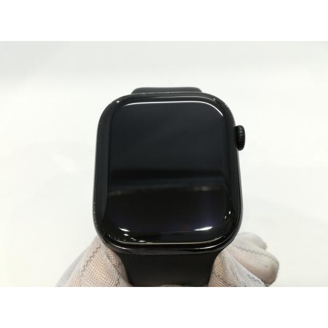 【中古】Apple Watch Series10 46mm GPS ジェットブラックアルミニウムケース/ブラックスポーツバンド (M/L) MWWQ3J/A【浜松駅前】保証期間１ヶ月【ランクC】の画像