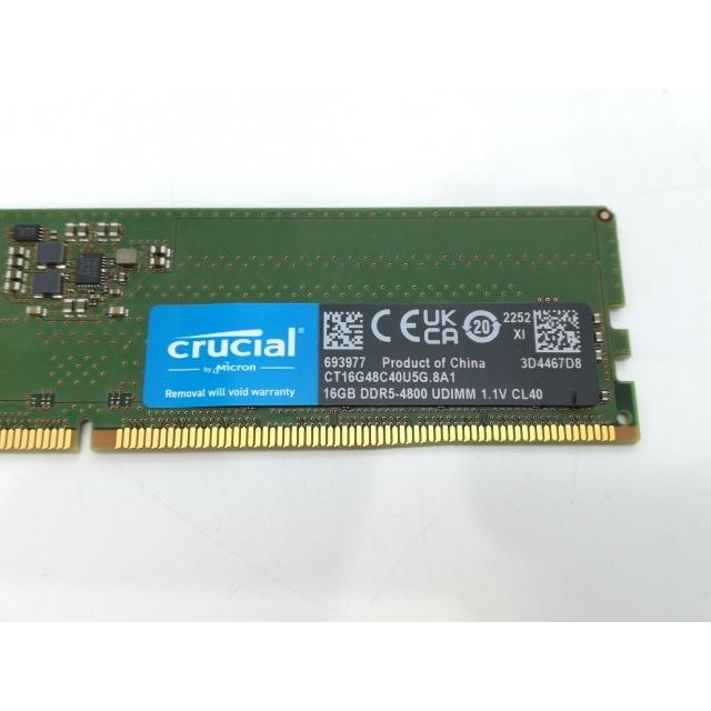 中古】DDR5 16GB DDR5-4800(PC5-38400)【デスクトップPC用】【浜松駅前