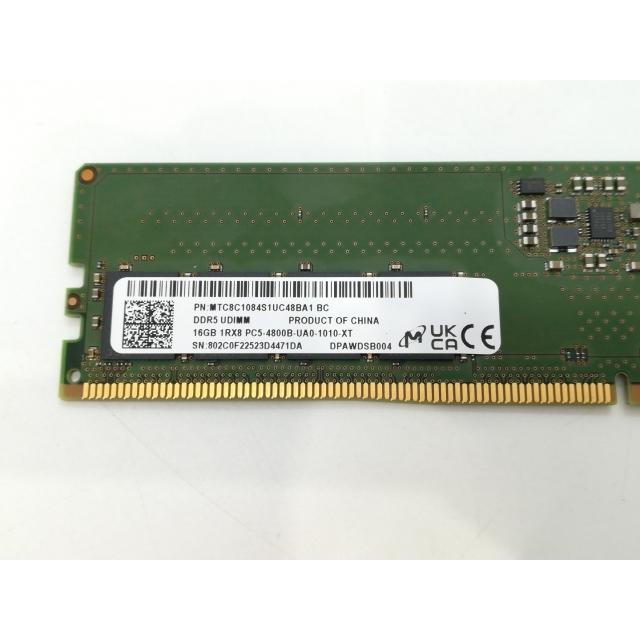 中古】DDR5 16GB DDR5-4800(PC5-38400)【デスクトップPC用】【浜松駅前