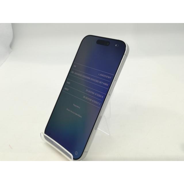 中古】Apple 国内版 【SIMフリー】 iPhone 17 256GB ホワイト MG684J/A