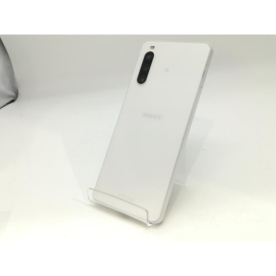 中古】SONY SoftBank 【SIMフリー】 Xperia 10 IV ホワイト 6GB 128GB