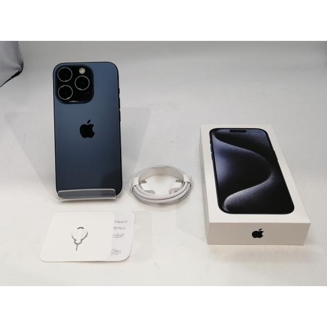 【中古】Apple 国内版 【SIMフリー】 iPhone 15 Pro 128GB ブルーチタニウム MTUA3J/A【浜松駅前】保証期間１ヶ月【ランクA】の画像