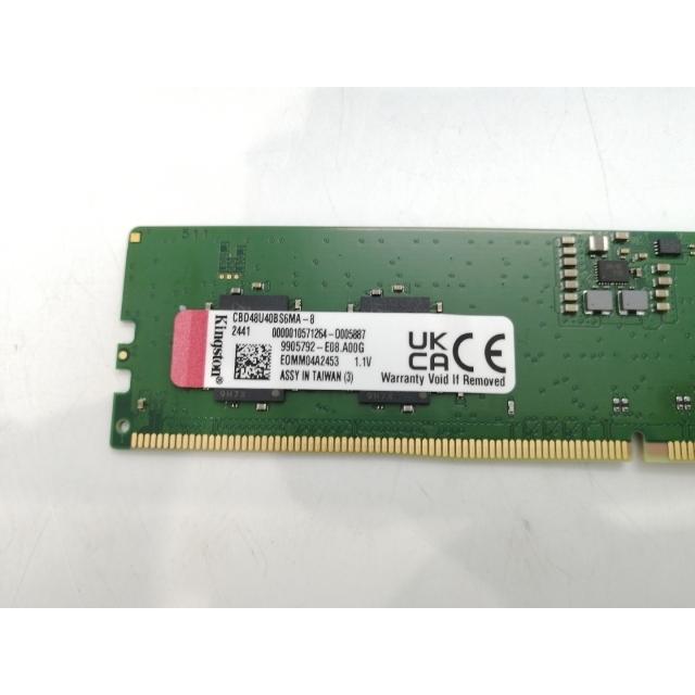 中古】DDR5 8GB 2枚組（合計16GB） DDR5-4800(PC5-38400