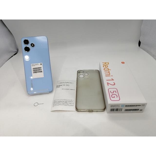 中古】Xiaomi au 【SIMフリー】 Redmi 12 5G 4GB 128GB スカイブルー