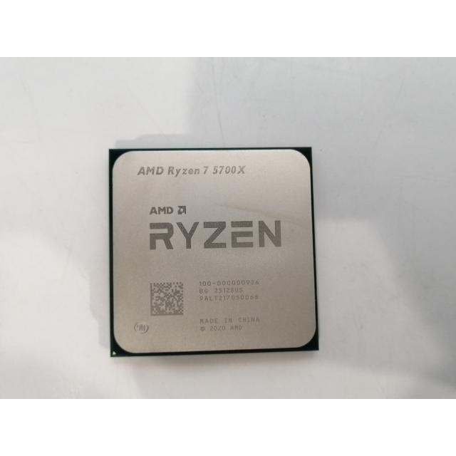 中古】AMD Ryzen 7 5700X (3.4GHz/TC:4.6GHz) BOX AM4/8C/16T/L3 32MB