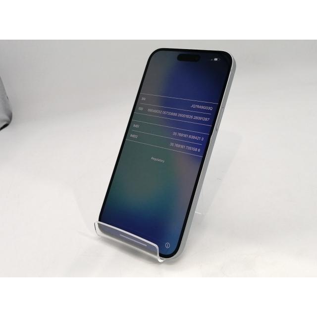 【中古】Apple 国内版 【SIMフリー】 iPhone 15 Plus 512GB ブルー MU0W3J/A【浜松駅前】保証期間１ヶ月【ランクA】の画像