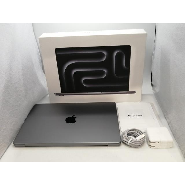 【中古】Apple MacBook Pro 14インチ M3(CPU:8C/GPU:10C) 8GB/512GB スペースグレイ MTL73J/A (14インチ,M3,2023)【浜松駅前】保証期間１ヶ月【ランクA】の画像