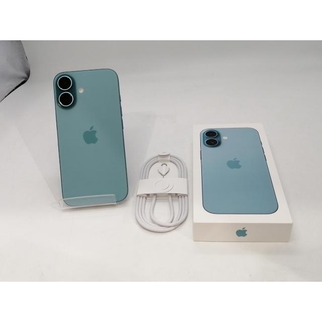 【中古】Apple 国内版 【SIMフリー】 iPhone 16 128GB ティール MYDV3J/A【浜松駅前】保証期間１ヶ月【ランクA】の画像