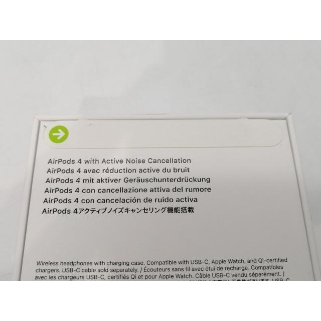 未使用】Apple AirPods 4 アクティブノイズキャンセリング搭載モデル