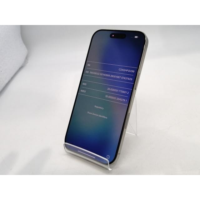 【中古】Apple 国内版 【SIMフリー】 iPhone 16 Pro 256GB ナチュラルチタニウム MYN33J/A【ECセンター】保証期間１ヶ月【ランクA】の画像