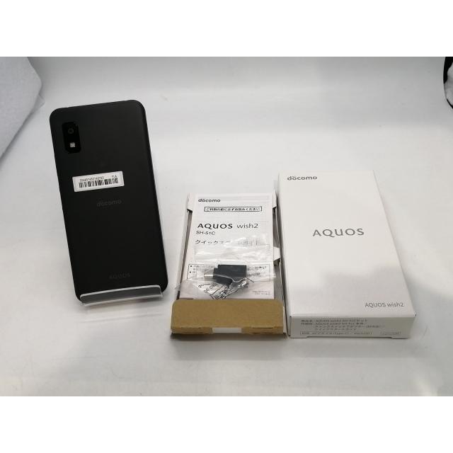 未使用】SHARP docomo 【SIMフリー】 AQUOS wish2 チャコール 4GB 64GB