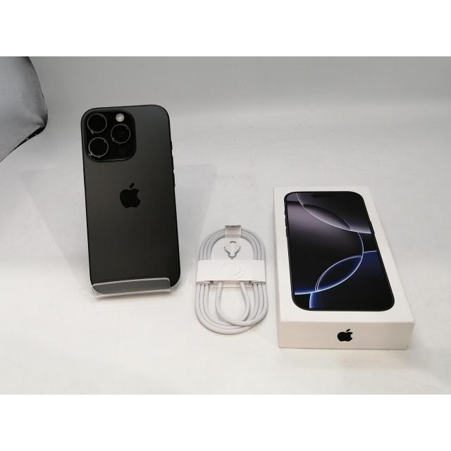 【中古】Apple 国内版 【SIMフリー】 iPhone 16 Pro 512GB ブラックチタニウム MYN43J/A【浜松駅前】保証期間１ヶ月【ランクA】の画像