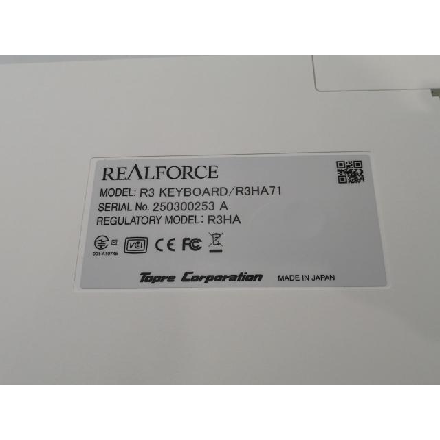未開封新品 REALFORCE R3HA71 製品 : REALFORCE / R3HA71 | REALFORCE