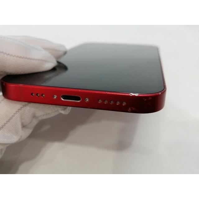【中古】Apple au 【SIMフリー】 iPhone 13 128GB (PRODUCT)RED MLNF3J/A【浜松駅前】保証期間１ヶ月【ランクC】の画像