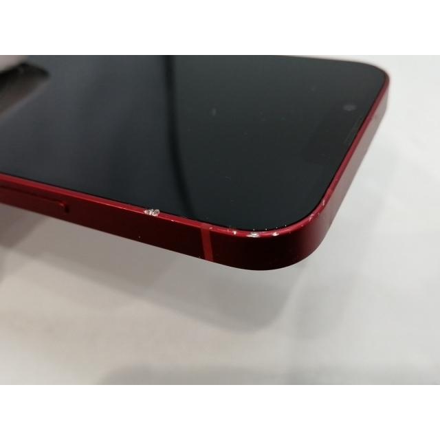 【中古】Apple au 【SIMフリー】 iPhone 13 128GB (PRODUCT)RED MLNF3J/A【浜松駅前】保証期間１ヶ月【ランクC】の画像