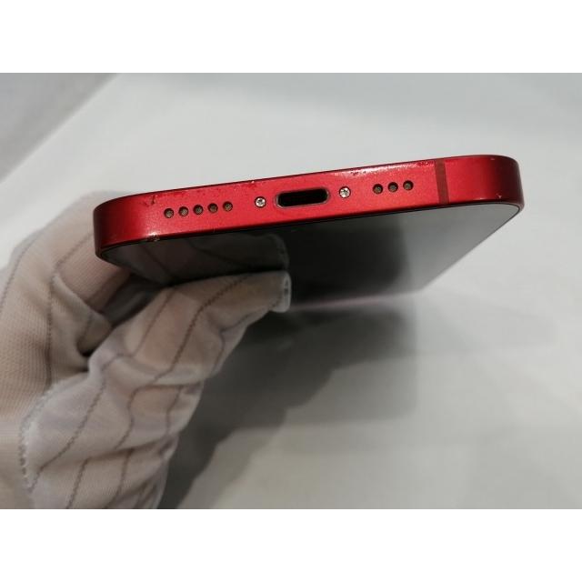 【中古】Apple au 【SIMフリー】 iPhone 13 128GB (PRODUCT)RED MLNF3J/A【浜松駅前】保証期間１ヶ月【ランクC】の画像
