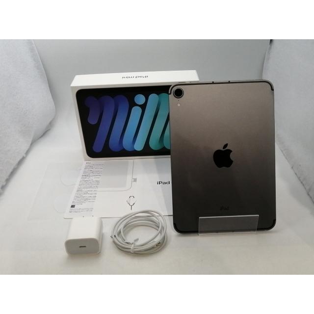 【中古】Apple 国内版 【SIMフリー】 iPad mini（第6世代/2021） 64GB スペースグレイ MK893J/A【浜松駅前】保証期間１ヶ月【ランクB】の画像