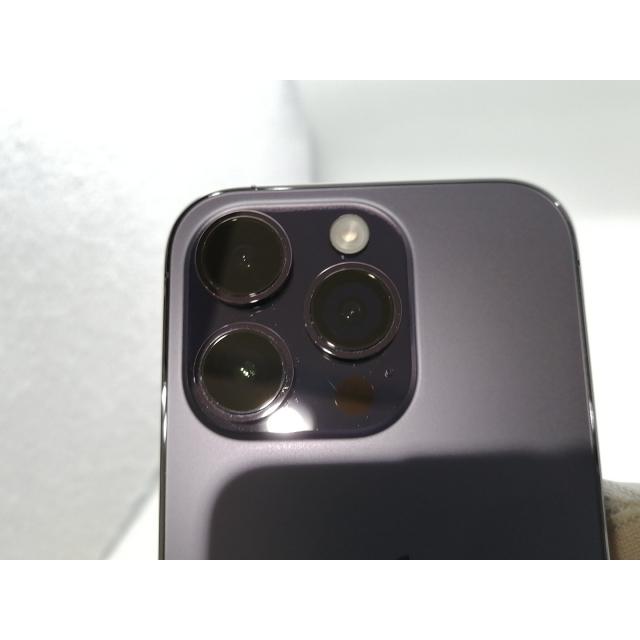 【中古】Apple 国内版 【SIMフリー】 iPhone 14 Pro 128GB ディープパープル MQ0F3J/A【浜松駅前】保証期間１ヶ月【ランクC】の画像
