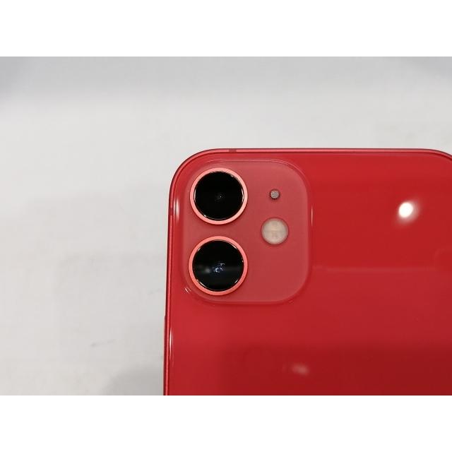 【中古】Apple au 【SIMロック解除済み】 iPhone 12 mini 64GB (PRODUCT)RED MGAE3J/A【浜松駅前】保証期間１ヶ月【ランクC】の画像
